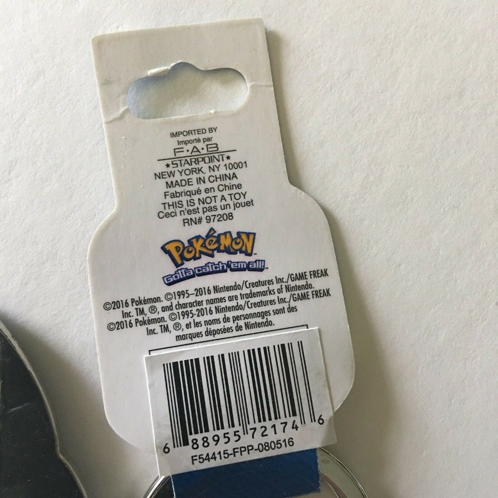 Pokemon GO Genesect Character Metal Key Chain Keychain Key Ring Nintendo New - Picture 7 of 12